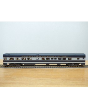 RIVAROSSI  6591, voiture de queue  (smooth side  observation car  )  N° 443   Richmond Fredericksburg & Potomac  BO