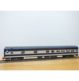 RIVAROSSI  6591, voiture de queue  (smooth side  observation car  )  N° 443   Richmond Fredericksburg & Potomac  BO