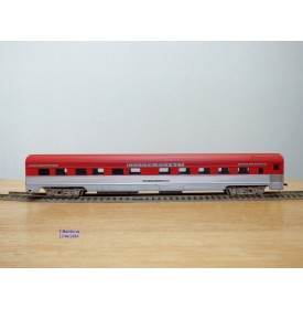 RIVAROSSI  véro 6762, voiture lits ( corrugated  side roomette ) Golden Rocket  " La Jolla "   Rock Island  Neuf   BO