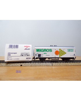 Märklin  48150,  wagon couvert  réfrigérant type Tmmehs 50   MIGROS  SUISSE   DB   Neuf   BO