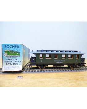 POCHER Super Model 220 / 2,   voiture 3 Kl. ancienne  SEG  neuf  BO 