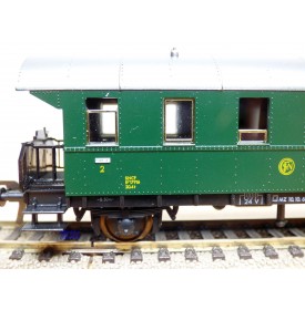 FLEISCHMANN 5063, voiture à 2 essieux ( ex Donnerbuchsen )  B7   2 Cl.  SNCF  BO