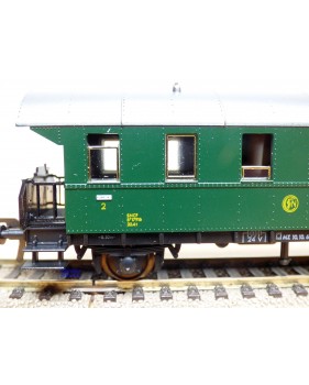 FLEISCHMANN 5063, voiture à 2 essieux ( ex Donnerbuchsen )  B7   2 Cl.  SNCF  BO