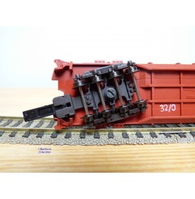 FLEISCHMANN  5277,  wagon surbaissé type Saadkms.690 Rollende Landstrasse et camion MAN   DB   neuf  BO 