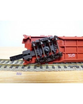 FLEISCHMANN  5277,  wagon surbaissé type Saadkms.690 Rollende Landstrasse et camion MAN   DB   neuf  BO 
