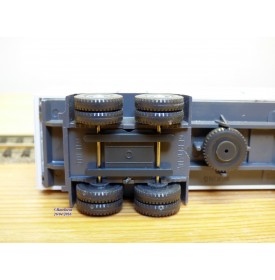 LILIPUT ( WIKING  528 a/1 ) 200 L ,   wagon surbaissé Rollende Landstrasse et camion Mercedes  ESKIMO  IGLO Neuf   BO