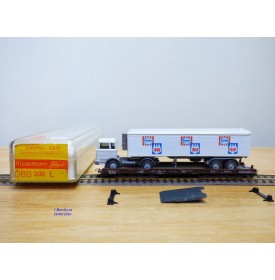 LILIPUT 215 11 Wagon à guérite ancien GÖSSER BIER  ÖBB BO