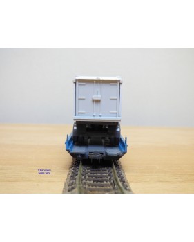 LILIPUT ( WIKING  528 a/1 ) 200 SL / 20051 ,   wagon  Rollende Landstrasse et camion Mercedes  ESKIMO  IGLO   SBB   Neuf   BO