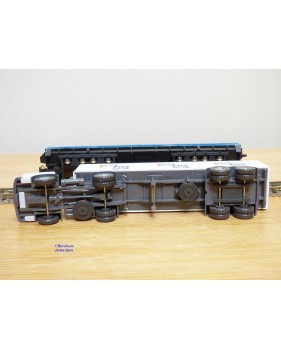 LILIPUT ( WIKING  528 a/1 ) 200 SL / 20051 ,   wagon  Rollende Landstrasse et camion Mercedes  ESKIMO  IGLO   SBB   Neuf   BO