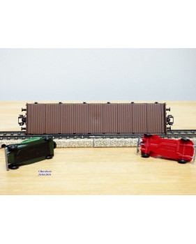 Märklin  ( Brekina )  4795 . 10,  wagon plat Sm Augsburg  et  Citroën 15 Six / DKW  Wanderer   DR   Neuf  