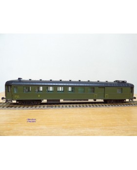 France Trains  224,  voiture OCEM à flancs lisses mixte 3ème classe/ fourgon à vigie  type C5 D  SNCF  