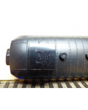 France Trains  224,  voiture OCEM à flancs lisses mixte 3ème classe/ fourgon à vigie  type C5 D  SNCF  