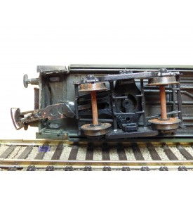 France Trains  224,  voiture OCEM à flancs lisses mixte 3ème classe/ fourgon à vigie  type C5 D  SNCF  