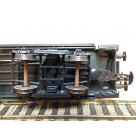 France Trains  224,  voiture OCEM à flancs lisses mixte 3ème classe/ fourgon à vigie  type C5 D  SNCF  