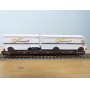 LILIPUT 20013 ( WIKING  500 a/2 et 501 ) ,   wagon surbaissé Rollende Landstrasse et camion + remorque  SMART ÖBB   Neuf   BO