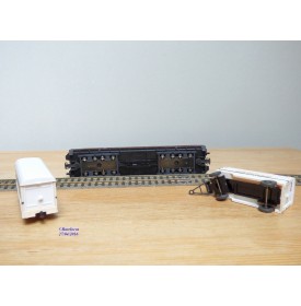 LILIPUT 20013 ( WIKING  500 a/2 et 501 ) ,   wagon surbaissé Rollende Landstrasse et camion + remorque  SMART ÖBB   Neuf   BO