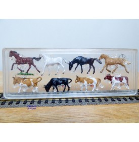 MERTEN 2132, 6 personnages de skieurs et bagages  neuf  BO   1/87   HO
