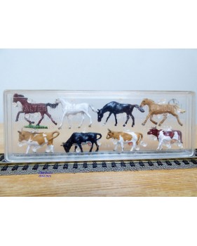 MERTEN 2132, 6 personnages de skieurs et bagages  neuf  BO   1/87   HO