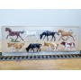 MERTEN 2132, 6 personnages de skieurs et bagages  neuf  BO   1/87   HO