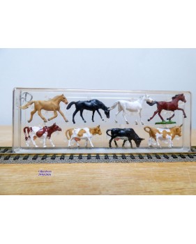 MERTEN 2132, 6 personnages de skieurs et bagages  neuf  BO   1/87   HO