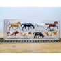 MERTEN 2132, 6 personnages de skieurs et bagages  neuf  BO   1/87   HO