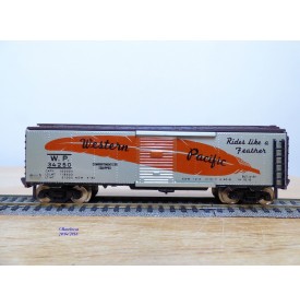 FLEISCHMANN 1429,  wagon couvert  ( boxcar )  Western Pacific  neuf   BO