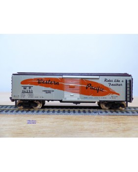FLEISCHMANN 1429,  wagon couvert  ( boxcar )  Western Pacific  neuf   BO