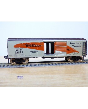 FLEISCHMANN 1429,  wagon couvert  ( boxcar )  Western Pacific  neuf   BO