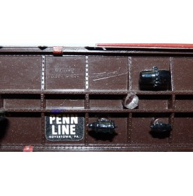 PENN LINE  400 wagon couvert ( boxcar ) MONON ( Louisville & Nashville ) BO