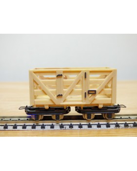  JOUEF  V  23,  EGGER BAHN 2208, wagon à clair voies pour bétail   neuf   BO 