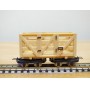  JOUEF  V  23,  EGGER BAHN 2208, wagon à clair voies pour bétail   neuf   BO 