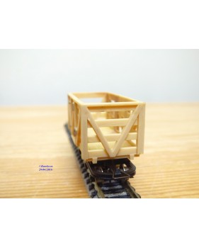  JOUEF  V  23,  EGGER BAHN 2208, wagon à clair voies pour bétail   neuf   BO 