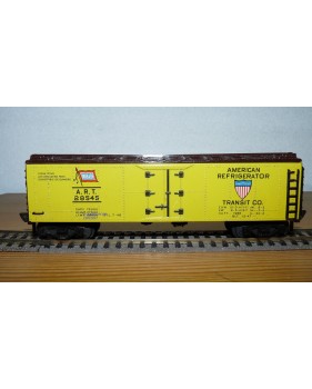 PENN LINE  420 (Fleischmann 1431) wagon couvert réfrigérant (reefer) WABASH American Refrigerator Transit Co. BO