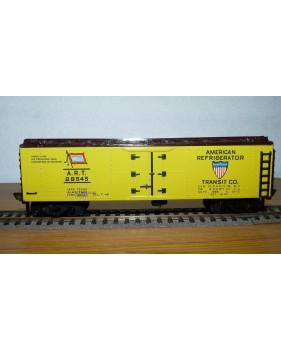 PENN LINE  420 (Fleischmann 1431) wagon couvert réfrigérant (reefer) WABASH American Refrigerator Transit Co. BO