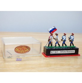 ALYMER Miniploms 217, 4  figurines de soldats russes blancs  neuf  BO  54 mm