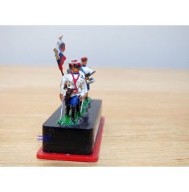 ALYMER Miniploms 217, 4  figurines de soldats russes blancs  neuf  BO  54 mm