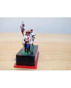 ALYMER Miniploms 217, 4  figurines de soldats russes blancs  neuf  BO  54 mm