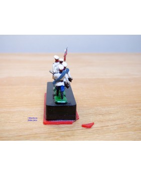 ALYMER Miniploms 217, 4  figurines de soldats russes blancs  neuf  BO  54 mm