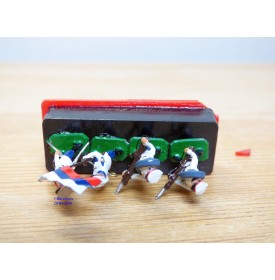 ALYMER Miniploms 217, 4  figurines de soldats russes blancs  neuf  BO  54 mm