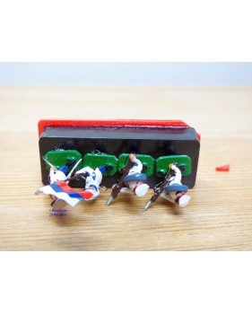 ALYMER Miniploms 217, 4  figurines de soldats russes blancs  neuf  BO  54 mm