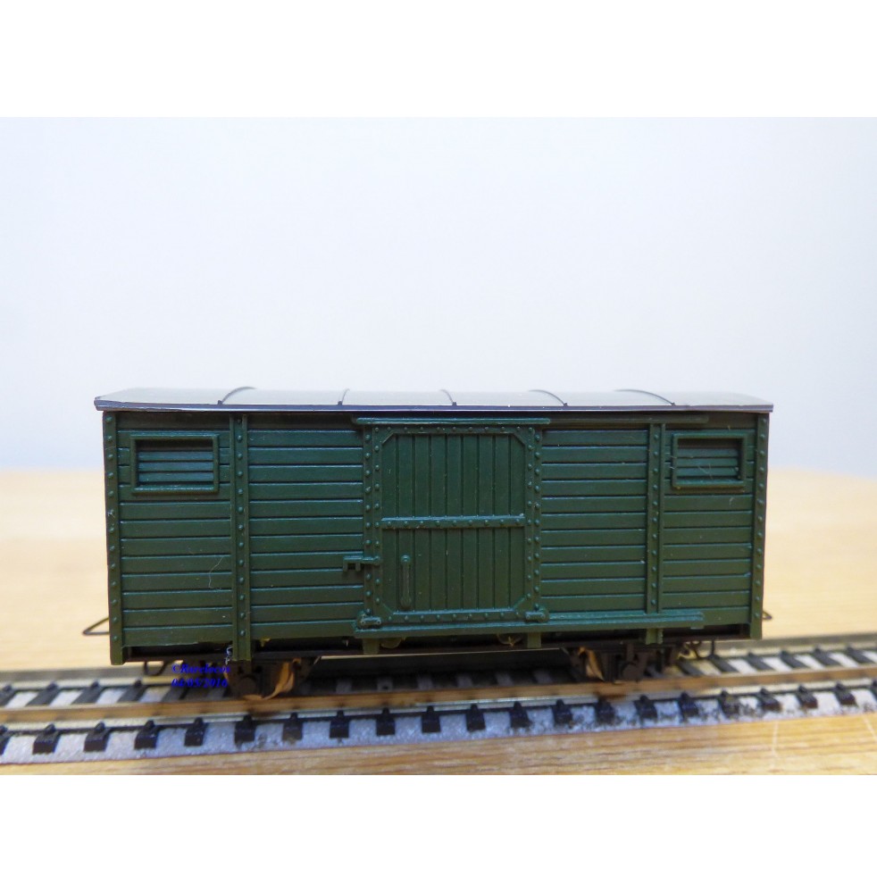  EGGER BAHN 2111, wagon couvert  vert   neuf  BO