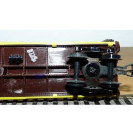 PENN LINE  420 (Fleischmann 1431) wagon couvert réfrigérant (reefer) WABASH American Refrigerator Transit Co. BO