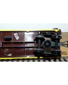 PENN LINE  420 (Fleischmann 1431) wagon couvert réfrigérant (reefer) WABASH American Refrigerator Transit Co. BO