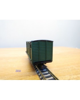  EGGER BAHN 2111, wagon couvert  vert   neuf  BO