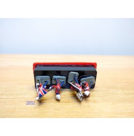 ALYMER Miniploms 205, 4  figurines de soldats anglais vers 1910   neuf  BO   HO