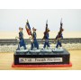 ALYMER Miniploms 48, 4  figurines de soldats français ( fusiliers marins ) neuf   BO   HO