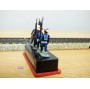 ALYMER Miniploms 48, 4  figurines de soldats français ( fusiliers marins ) neuf   BO   HO
