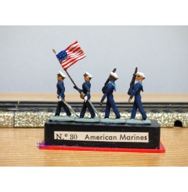 ALYMER Miniploms 30, 4  figurines de soldats américains ( marines )  neuf  BO  