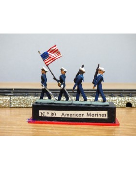 ALYMER Miniploms 30, 4  figurines de soldats américains ( marines )  neuf  BO  