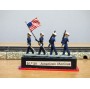 ALYMER Miniploms 30, 4  figurines de soldats américains ( marines )  neuf  BO  